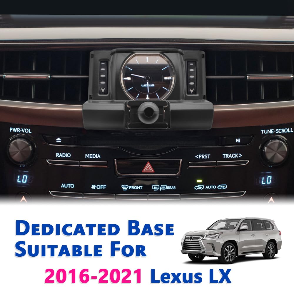 JOCUNDLY Car Phone Mount 2016-2021 Lexus LX [Thick Case Friendly] Mobile Phone Holder Cell Navigation Bracket Air Vent Auto Accessories Cradles, All Phones