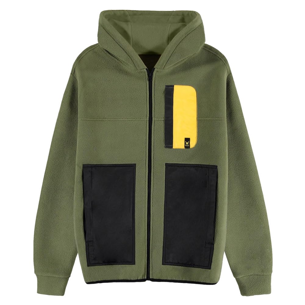Pokémon Men's Olive Pikachu Jogging Sweatshirt Green Regular, Xxl