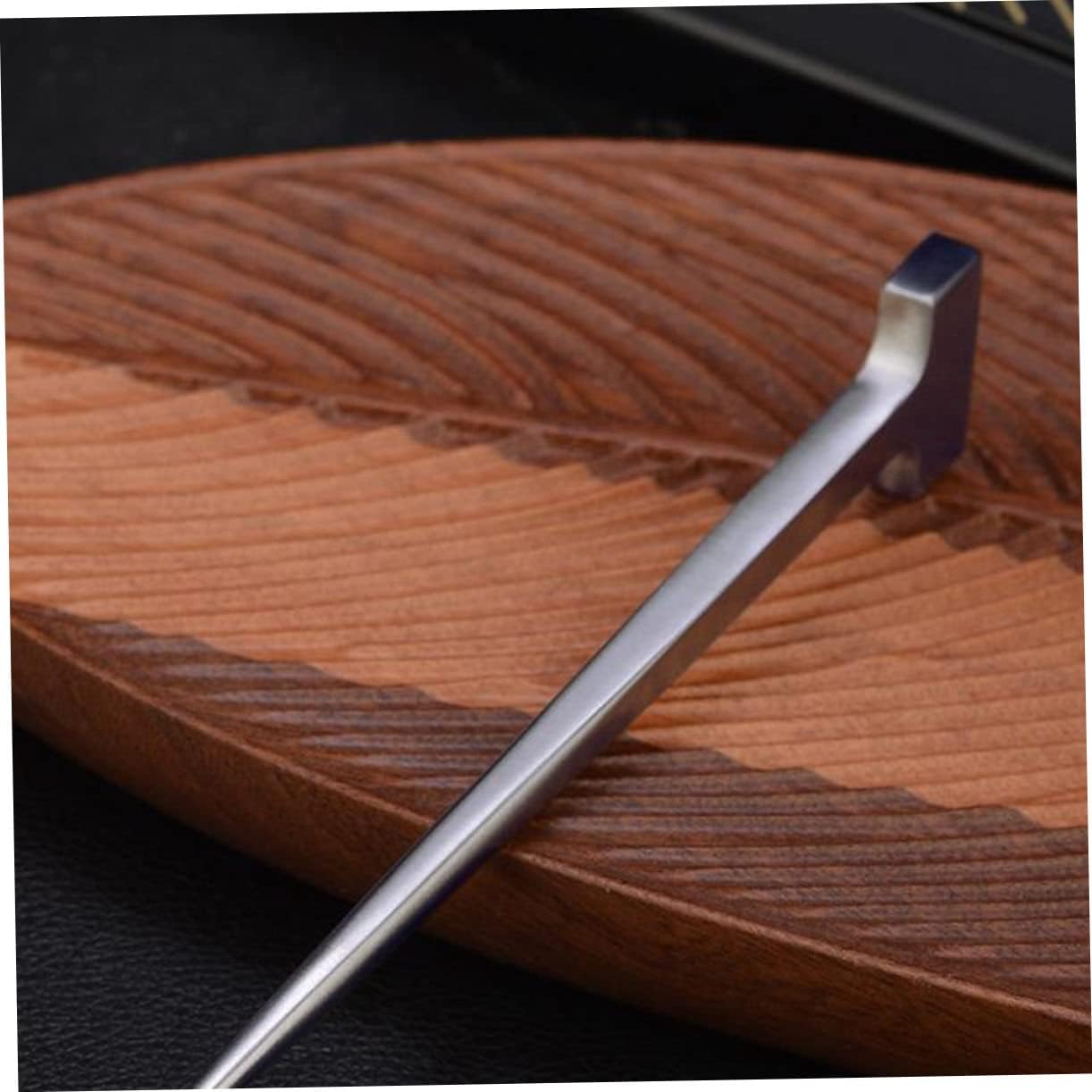 BESPORTBLE 2pcs Premium Stainless Steel EEL Spike T-Shaped Nail for Killing Fish Ergonomic Design Smooth Finish Easy to Use for Kitchen and Seafood Preparation