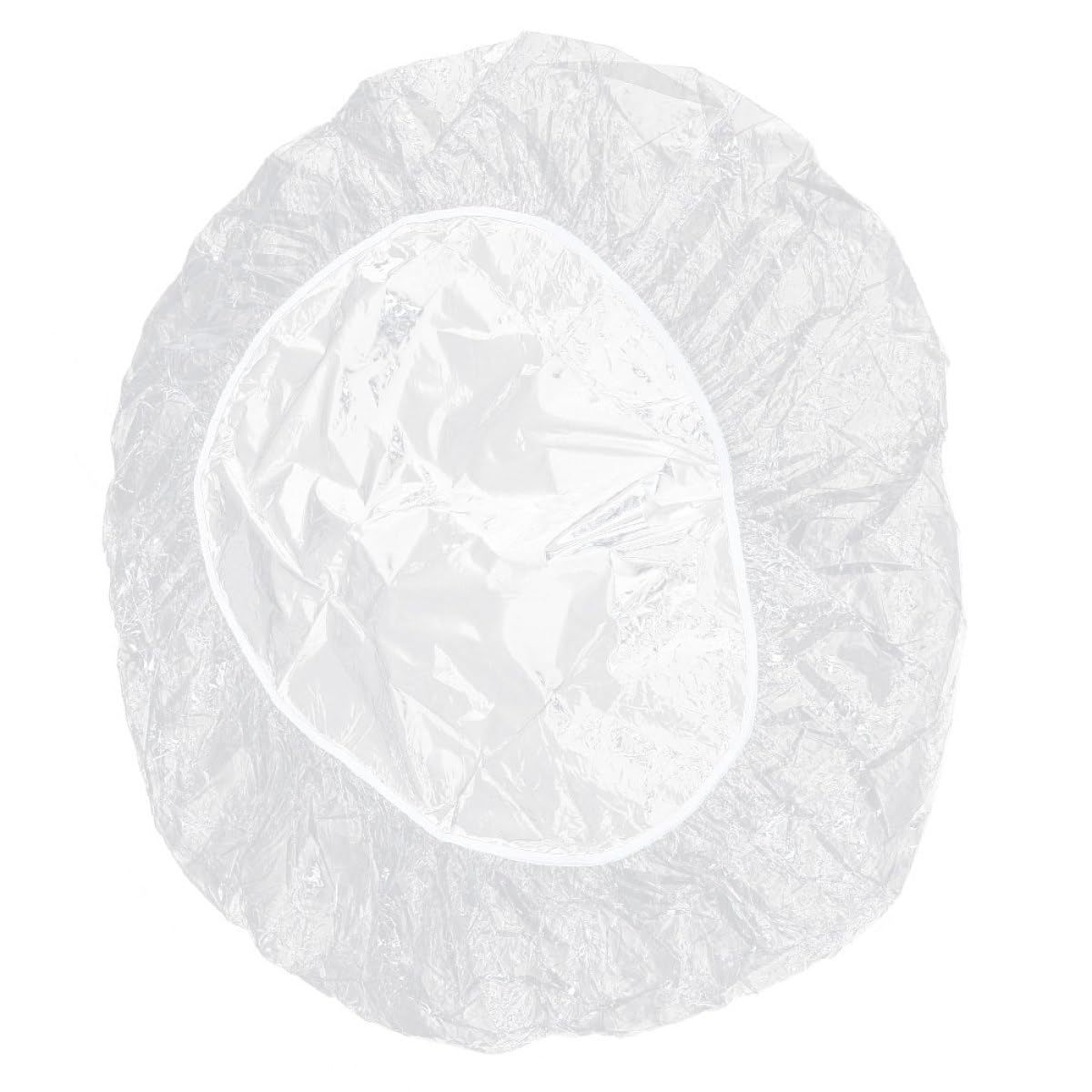 Nappe élastique en PVC transparente table ronde 180 cm anti-tache vent