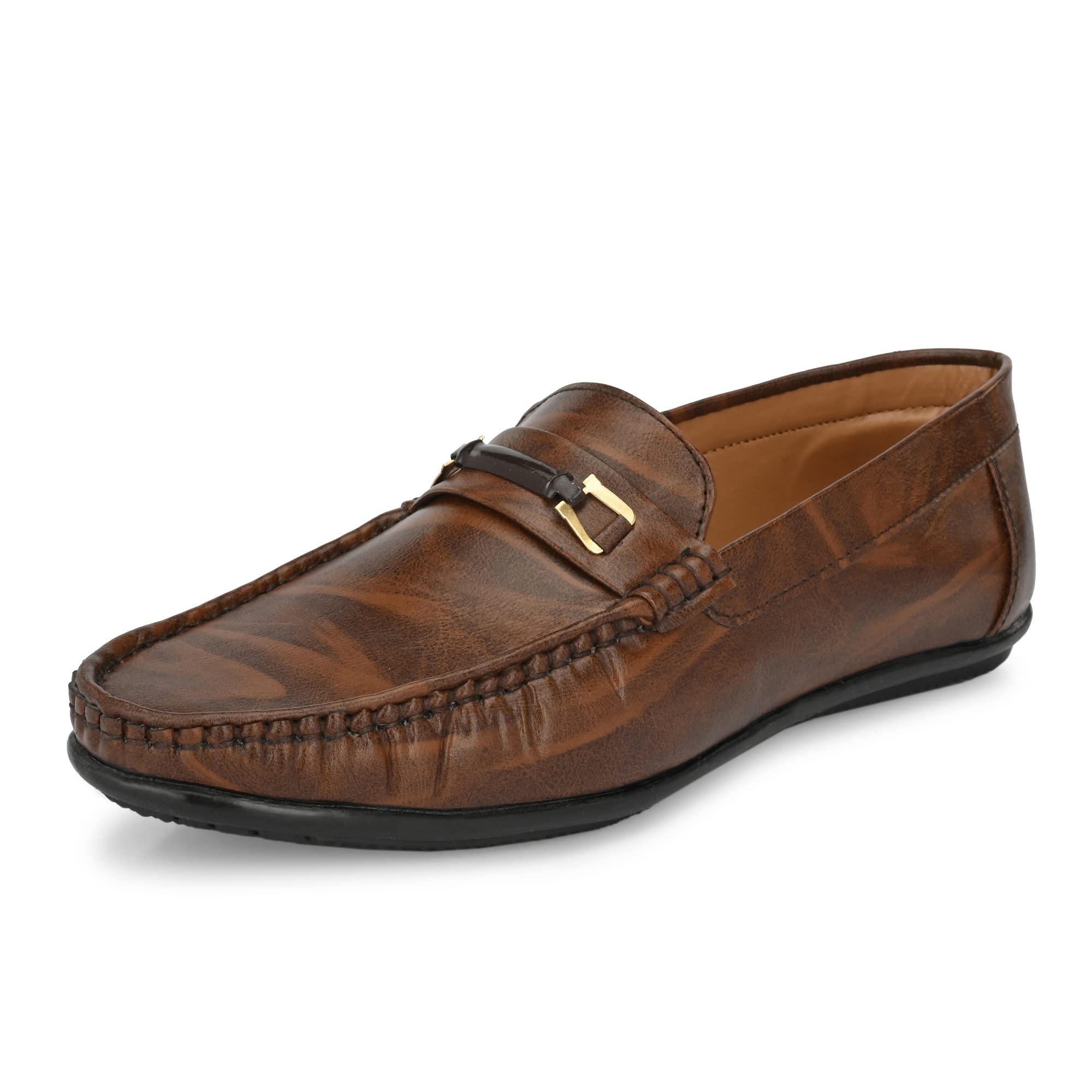 Loafer for Men | Stylish & Comfortable with Soft Cushioned Insole | Hand-Stitched Design for Trendy-image-23