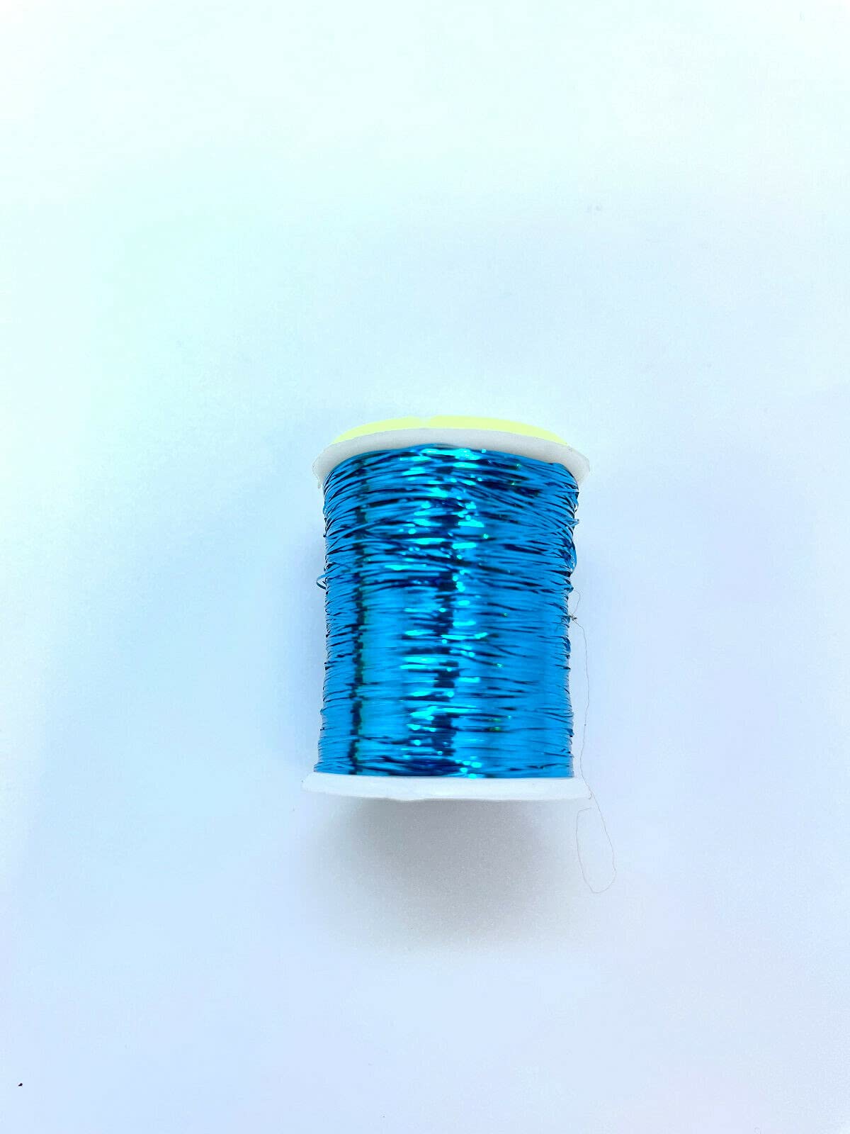 Fly Tying Large Spool Flat Tinsel, 13 colours, fly dressing, BUY 3 GET 3 FREE (Bright Blue)