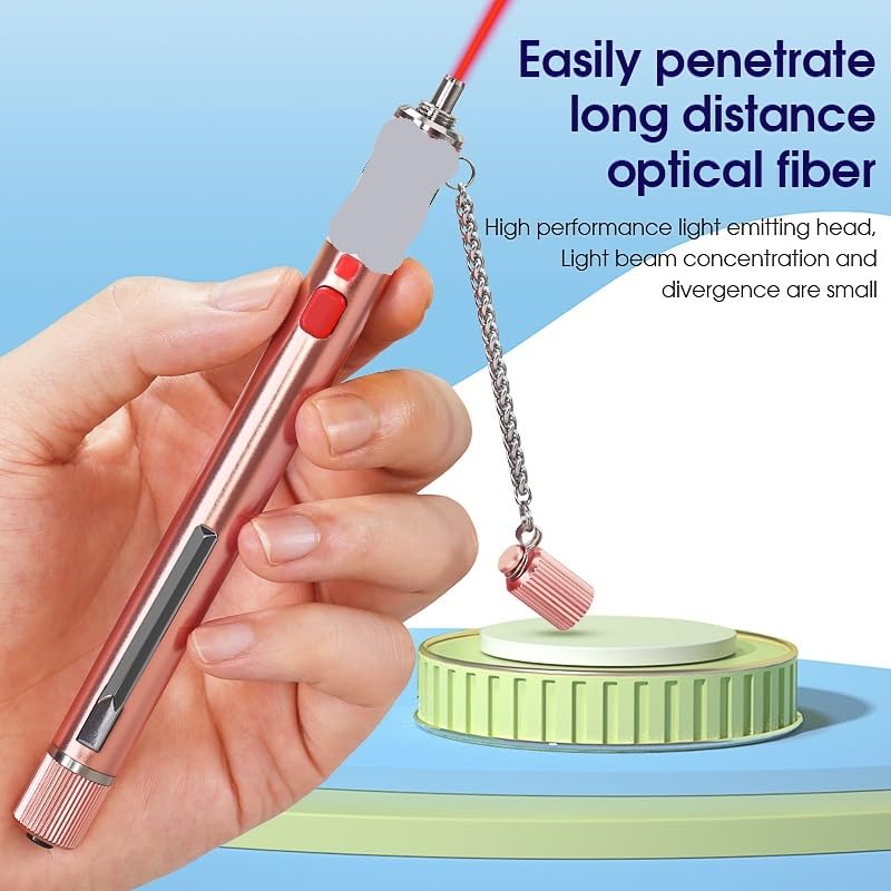 Type de stylo localisateur visuel défauts rechargeable, testeur câbles à fibres optiques, Interface VFL 2.5MM Pour centres de données(50MW)