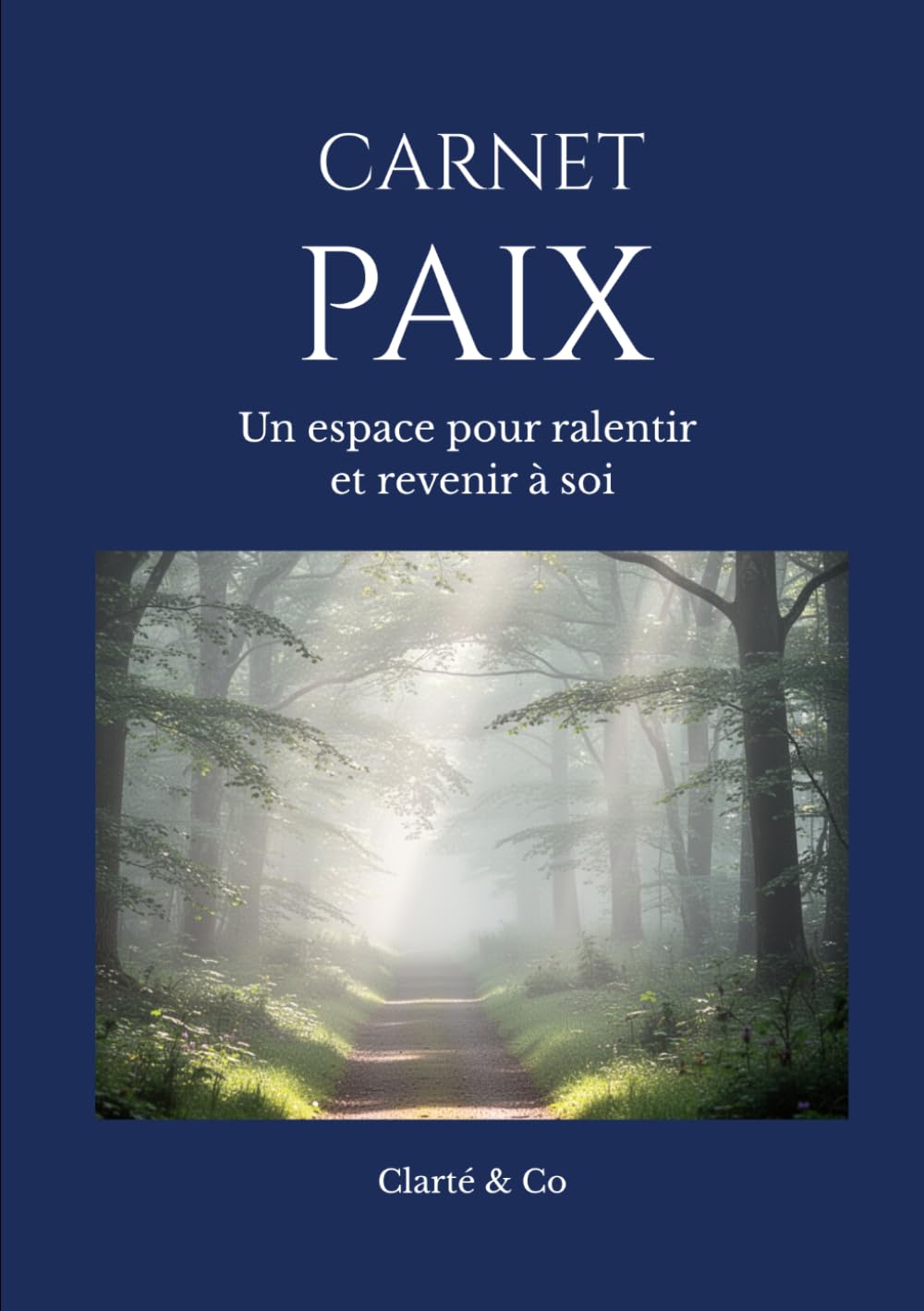 Carnet Paix: Un espace pour ralentir et revenir à soi (Carnets Clarté & Co)