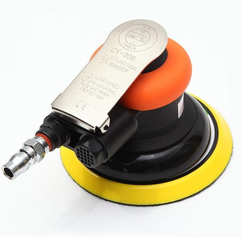 Pneumatic Grinding Machine, High Speed Low Noise Light Sandpaper, 5-inch Disc Polishing Sand