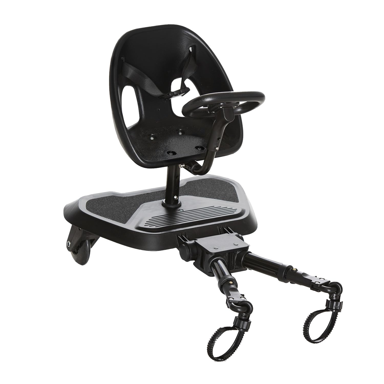 Asalvo GO SEAT 2 IN 1 Monopattino 2 in 1 per passeggino Go Seat, universale, pattinaggio per passeggino, adatto per il 99% di tutti i passeggini, tagliere per passeggini, bambini da 2 a 5 anni, 20 kg