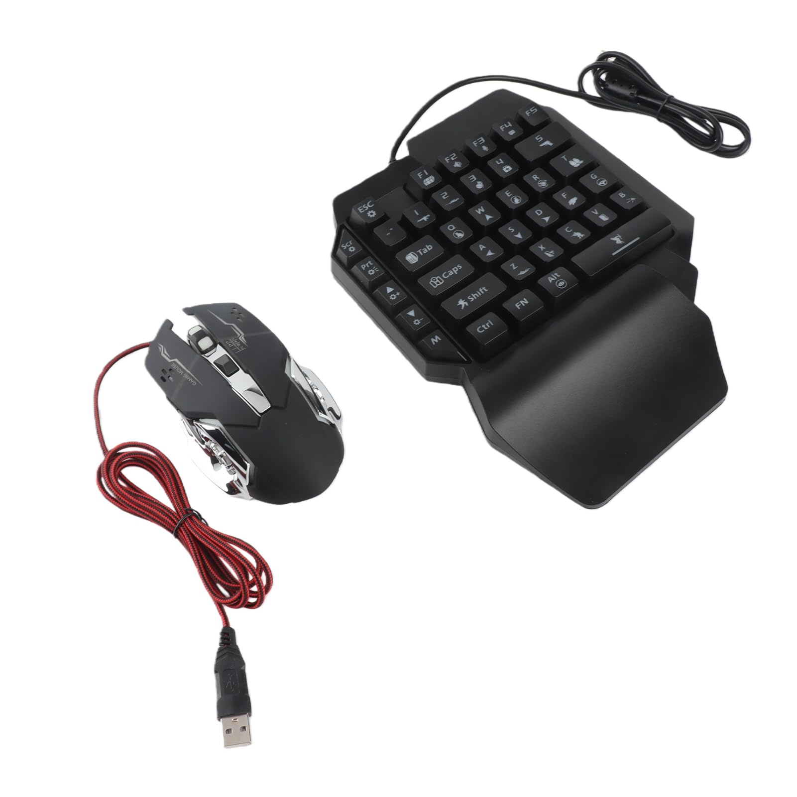 Gamepad Keyboard Mouse Converter Set para PUBG, Mobile Game Keyboard Mouse Converter Conexión con Cable para Android (Mezcla Lite + F6 + G2)