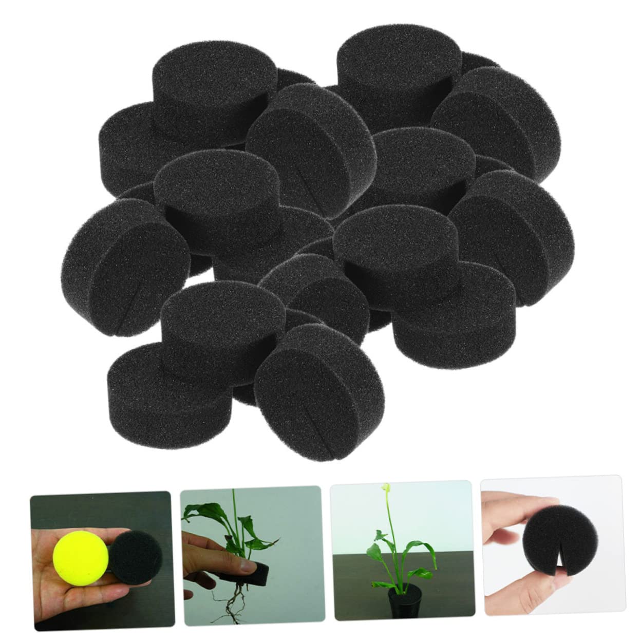 Toddmomy 150pièces Éponges De Culture Hydroponiques Blocs De pour Soilless Outils De Jardinage pour Cultivation Légumière
