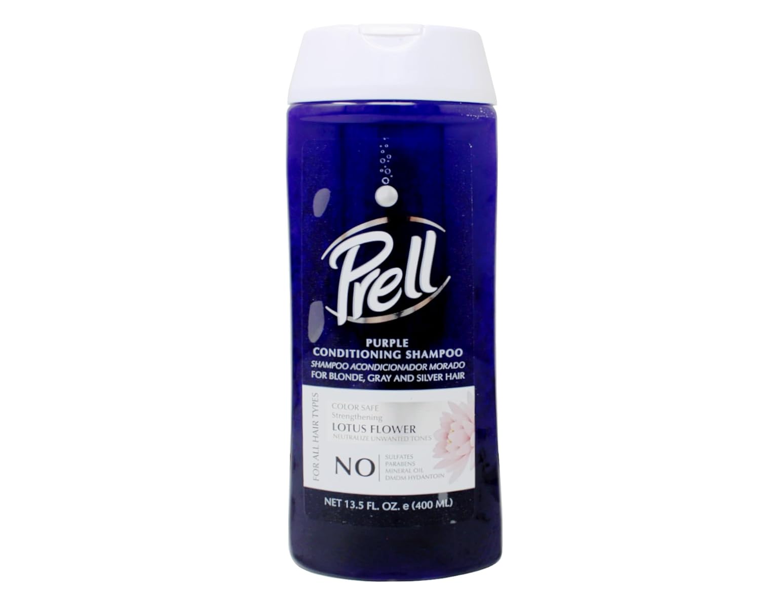 Prell Lotus Flower Purple Conditioning Shampoo – Color-Safe Strengthening Formula for All Hair Types | 13.5 fl oz - Image 5
