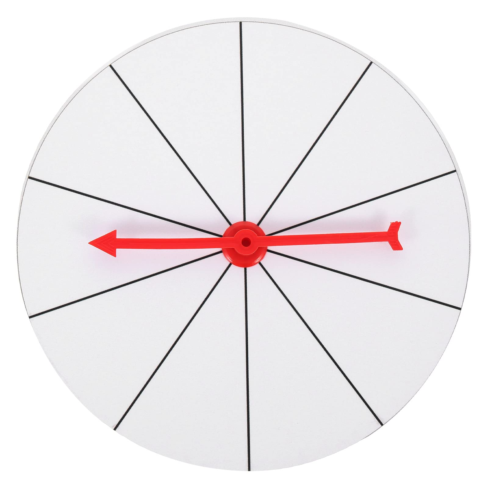 LUOZZY Party Prize Wheel Hanging Lottery Turntable Random Picker Wheel for Teachers School Classroom Activity - White 20CM