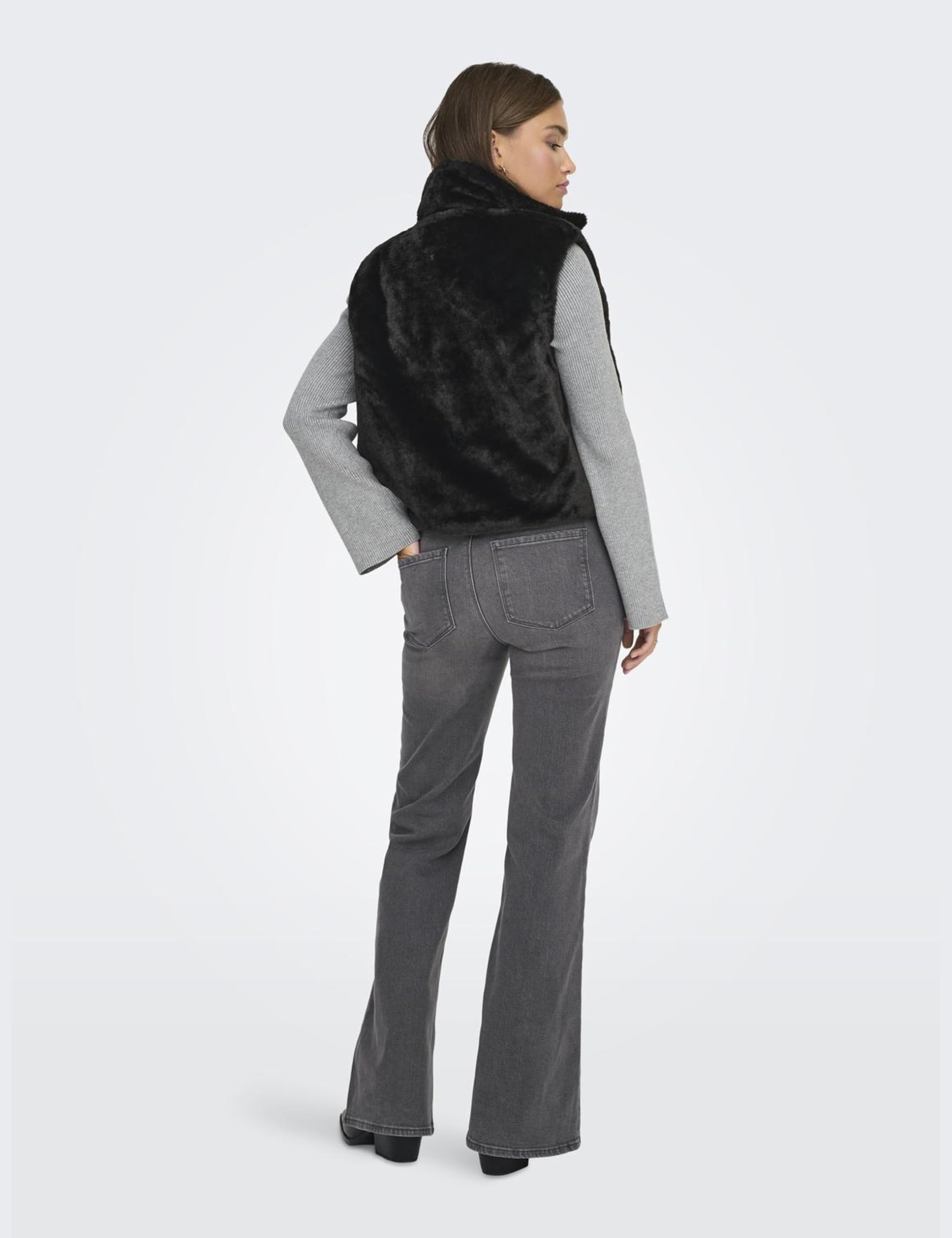 Onldana Faux Fur Rev.Waistcoat Otw CC