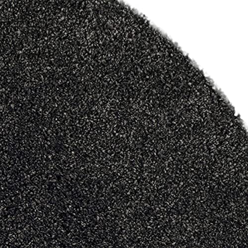 Image of CD Carpet Anti Slip Shaggy Fluffy Fur Rugs and Carpet for Living Room Bedroom Kids Room Plain Circle Carpets for Home with 2 Inch Thickness (Color Charcoal Size 7x7 Feet Round)
