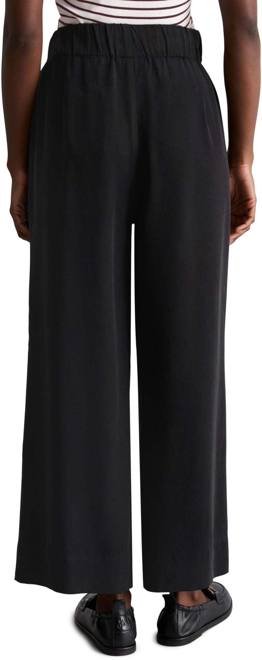 Marc OߴPolo Denim Damen Stoffhose mit elastischem Bund bequem