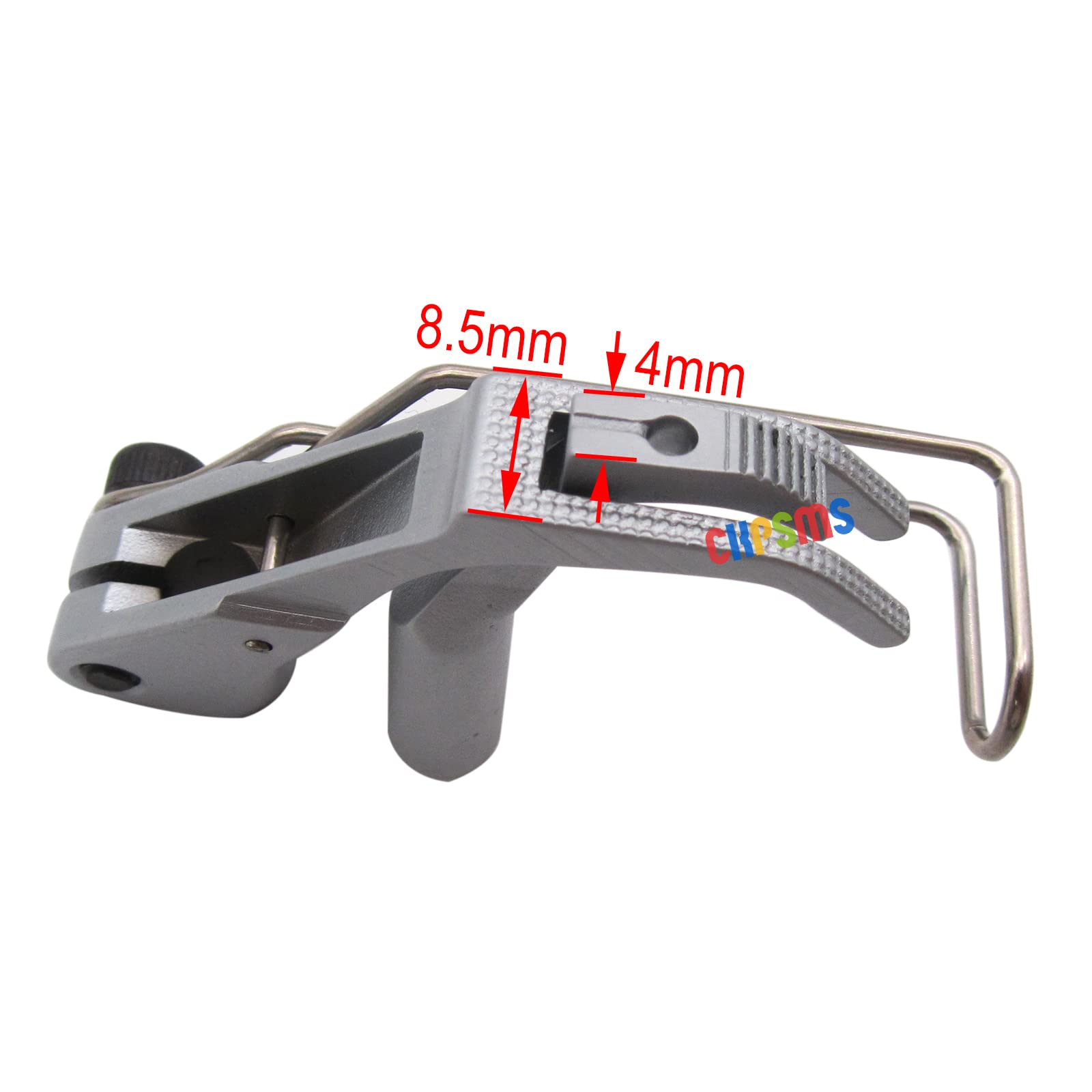 CKPSMS Marque : pied de marche à double bout denté compatible avec/remplacement pour Juki LU-1509, LU-1520, LU-2210, LU-2220 Durkopp Adler Brand 367, 467, 767, 867, 1767 (total de 4 lots)