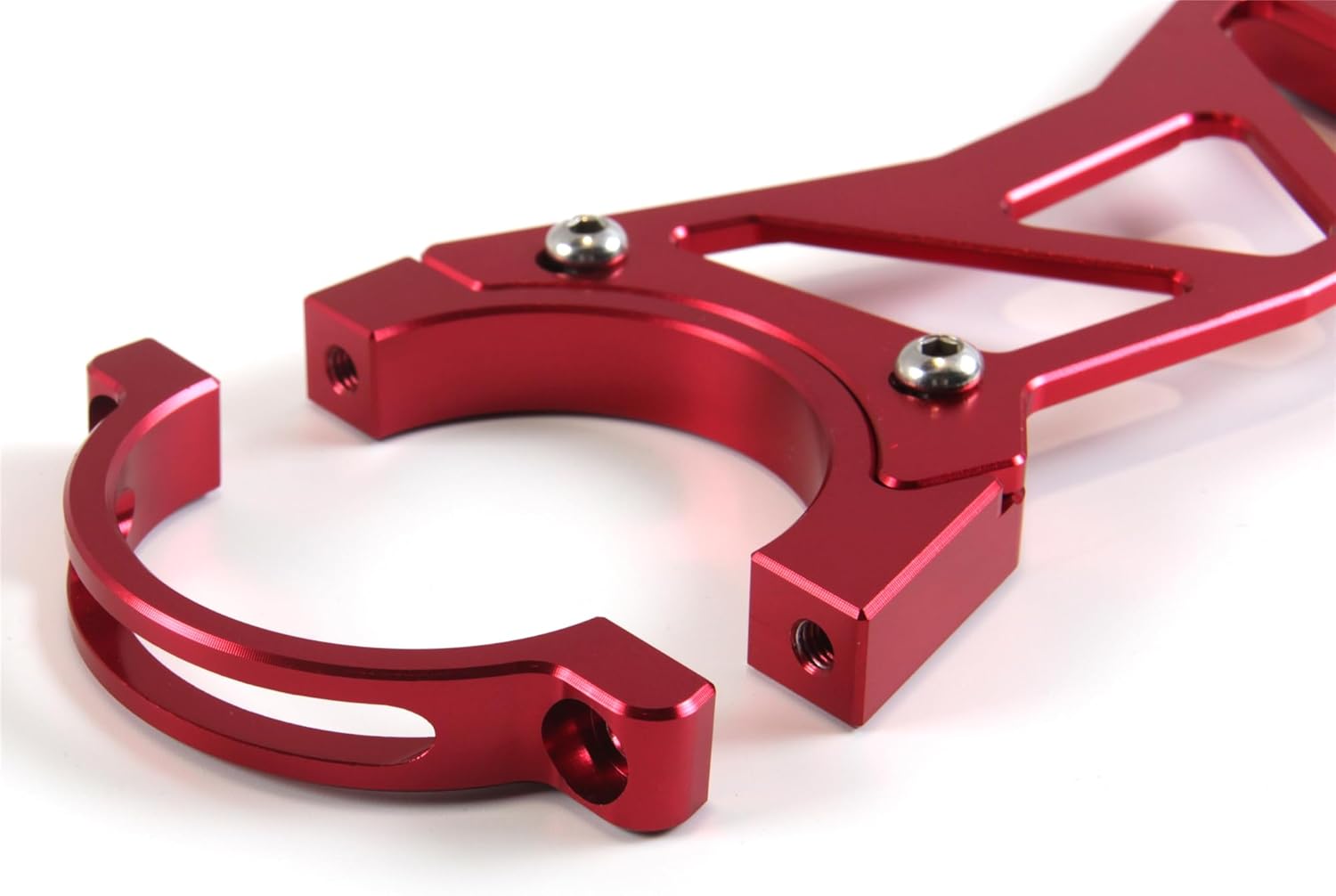 Arashi Front Fork Bracket Shock Absorber Damper Balance Brace for Honda NC700S NC700X DCT 2012-2013, NC750S NC750X DCT 2014-2018, Motorcycle Accessories Parts Red 1 Pcs