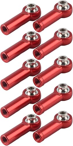 Miniatura 2 de Extremo de barra de acoplamiento a control remoto, extremo de barra de acoplamiento de aleación de aluminio, 10 piezas, junta de varilla de