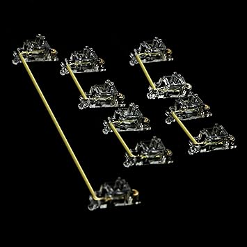VMS INDIAClear PCB Mount Stabilizers for Mechanical Keyboard 60 or 87 Keys