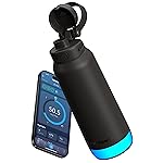 Hidrate Spark PRO 2 - Smart Bottle with Drink Reminders & Water Tracking, Great Holiday Gift for New Year Resolutions - 32oz - Syncs with Apple Health, Fitbit, Smart Rings & Watches - Chug Black