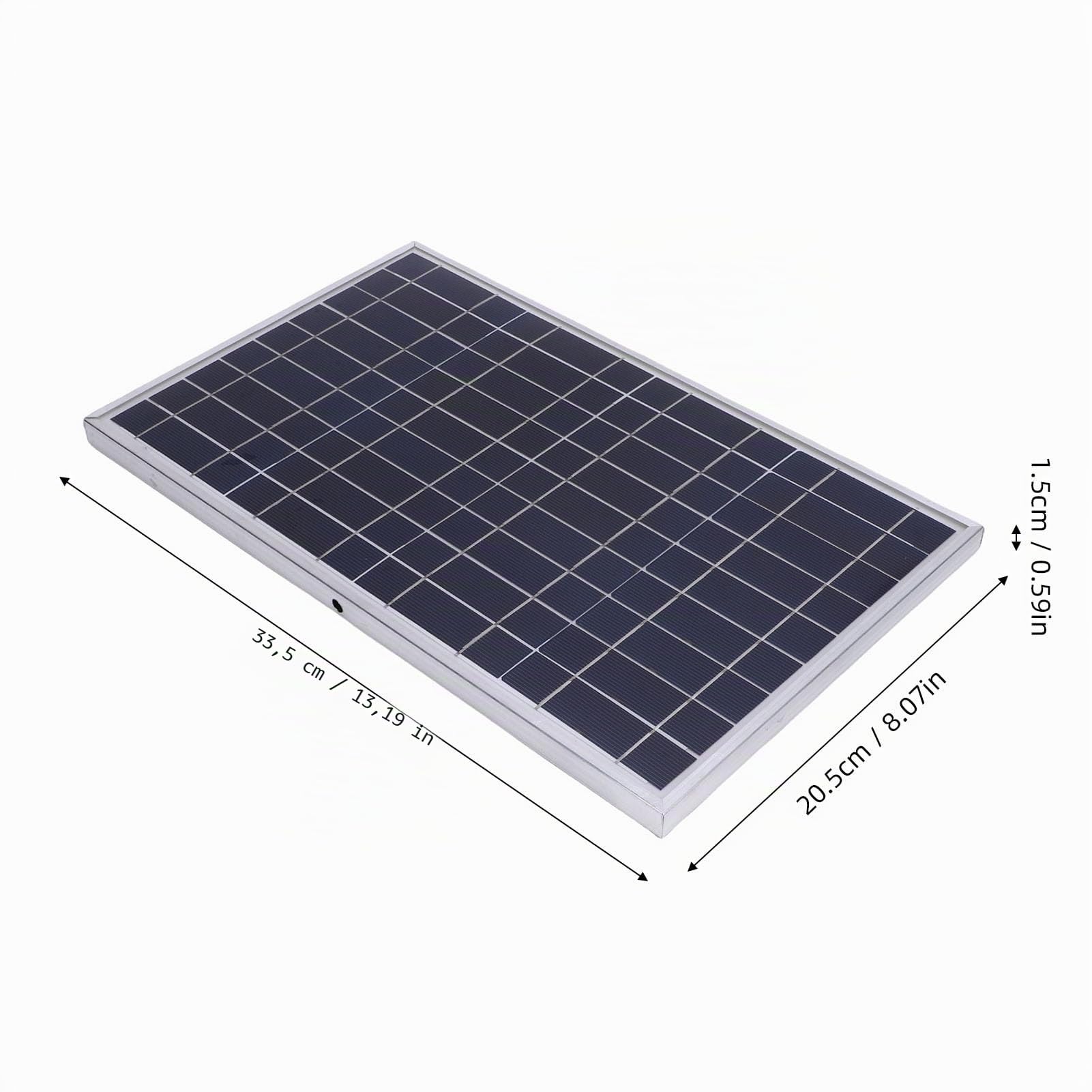 100W 12V Solar Panel Controller -Kit, Hocheffizienz -Umwandlungs -Solar -Panel -Ladegerät mit USB Typ C DC -Schnittstelle für RV -Bootsauto -Batterieladung