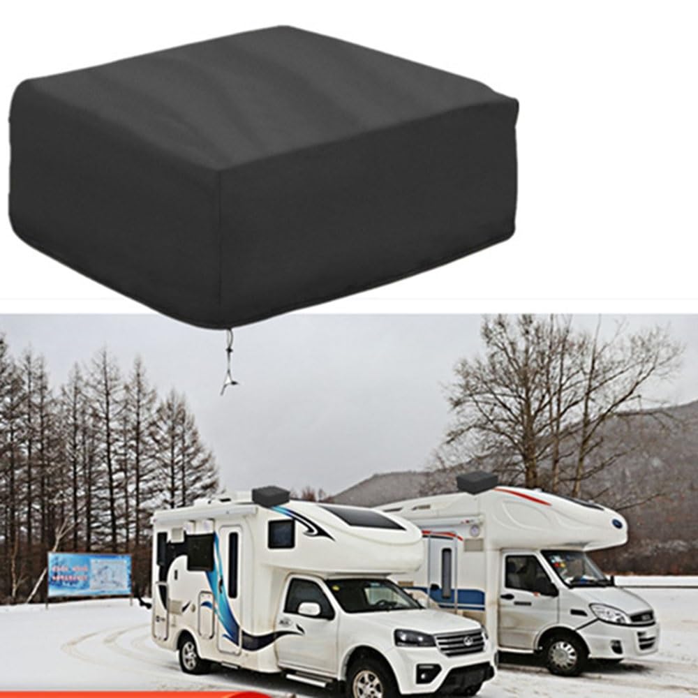RV Air Conditioner Cover, Waterproof Rooftop AC Unit Cover 110x80x38cm, Dustproof Outdoor Camper Trailer Motorhome AC Protector