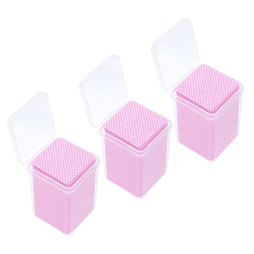 600pcs Eyelash Glue Cleaning Wipes Safe and Portable Cleaning Pads for Eyelash Extensions High-quality Cotton Removal Tools for Salon Use for Daily