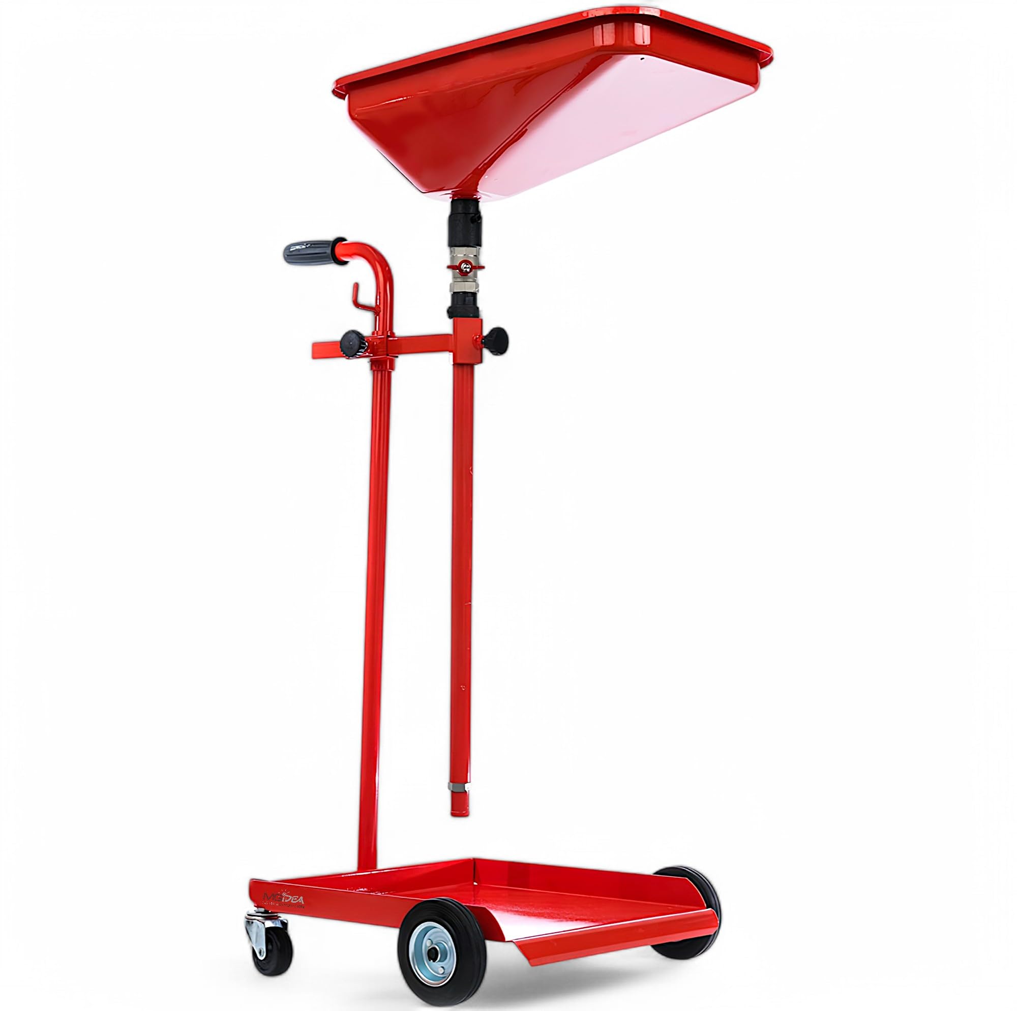 MGidea Carrello Recupero Olio Motore ESAUSTO TAGLIANDO Officina Ruote Auto Macchina Regolabile