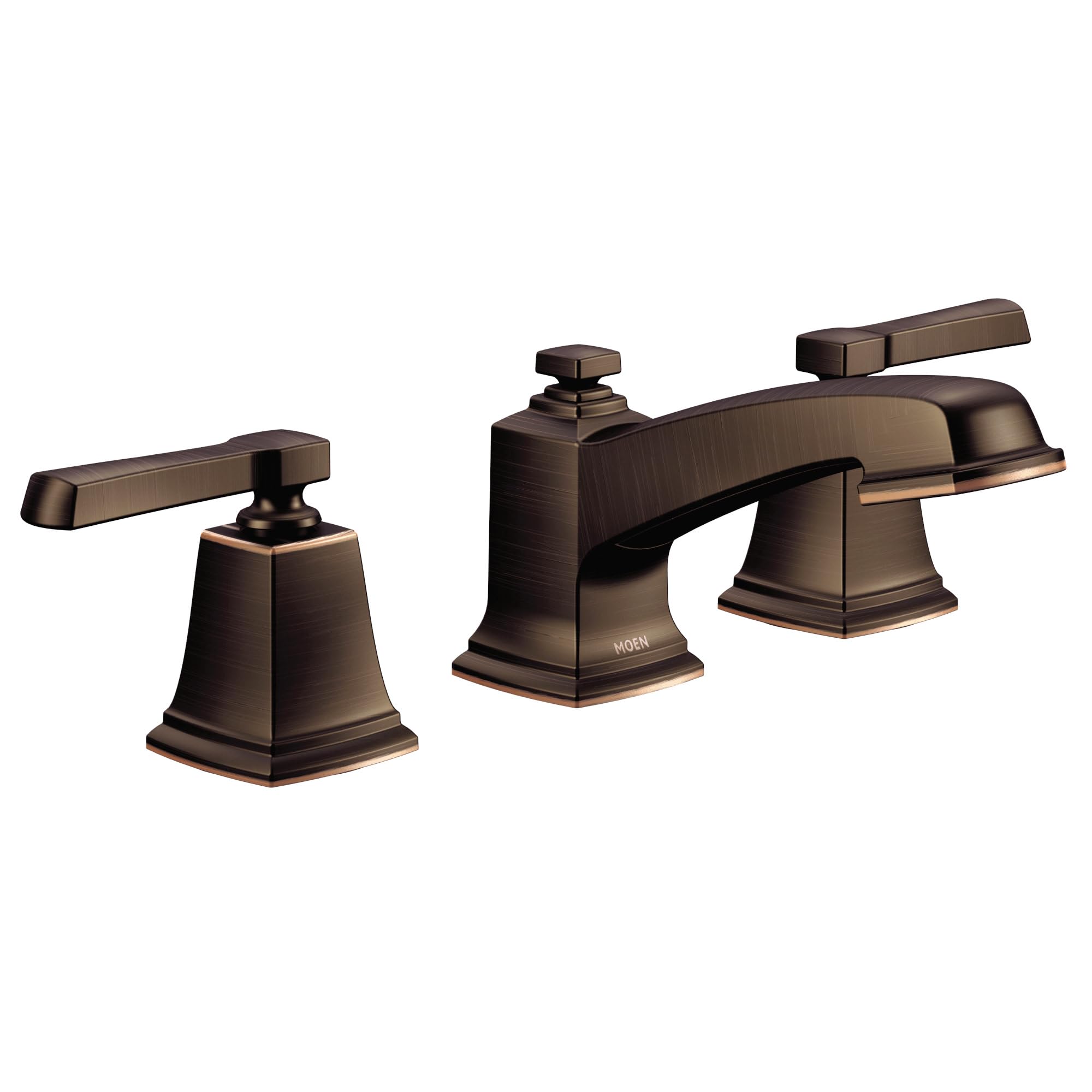 Moen Boardwalk Two-Handle High Arc Widespread Bathroom Sink Faucet