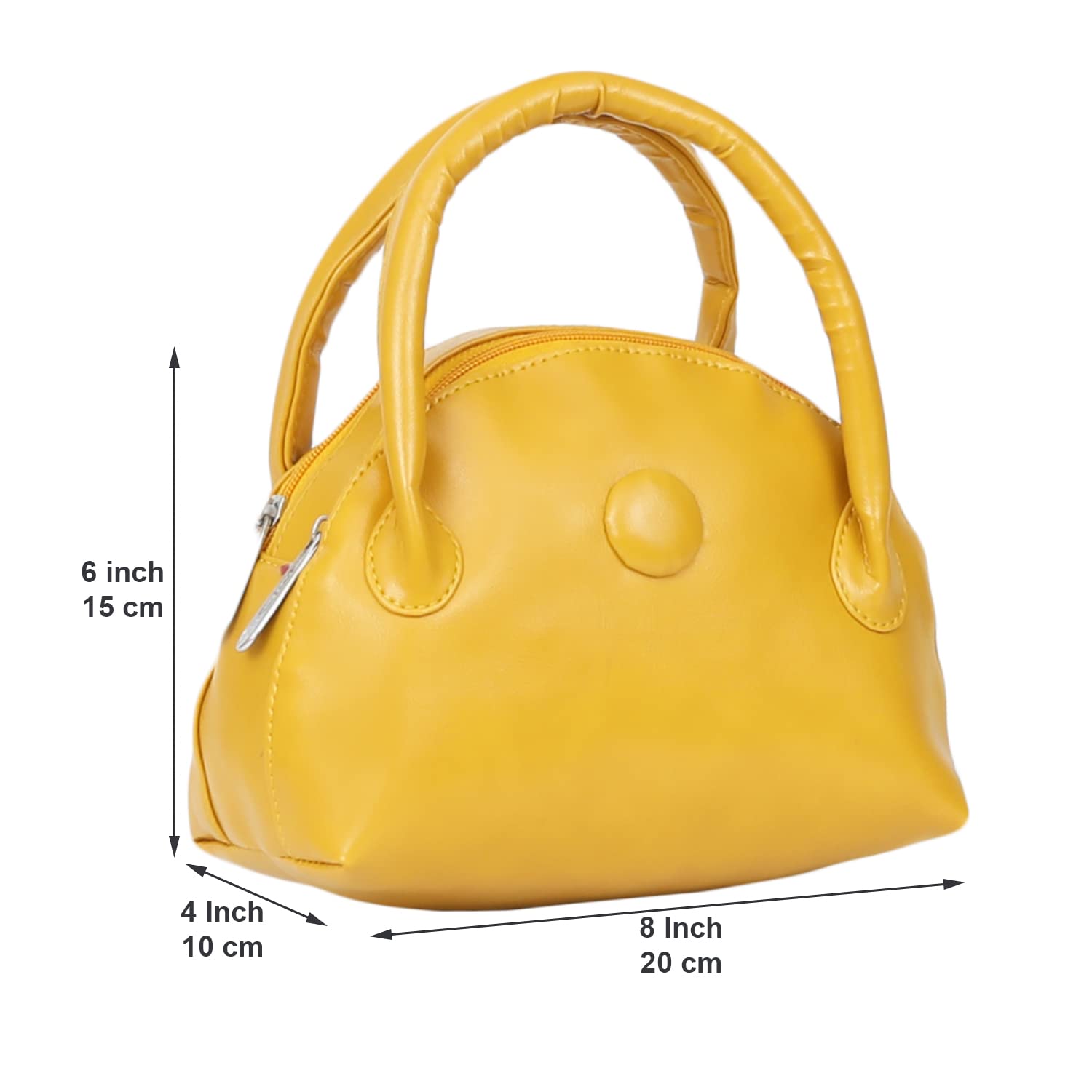 Belladona LL Women's Leather Land Designer Western Hand Bag (Yellow, Poh-8) 3