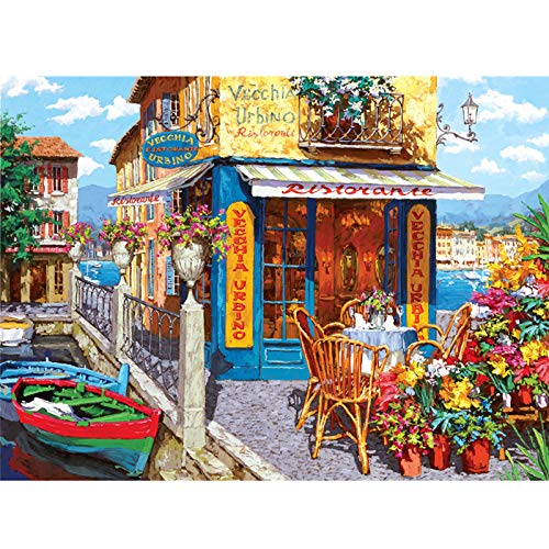 Rompecabezas para Adultos Rompecabezas de 1000 Piezas -Pier Tavern Juguete Educativo de descompresión Intelectual Divertido Juego Familiar Cover