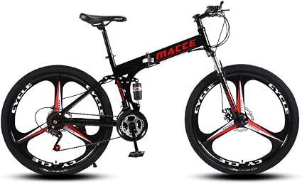 QIMENG Bici Biammortizzata Men's Mountain Bike 26\