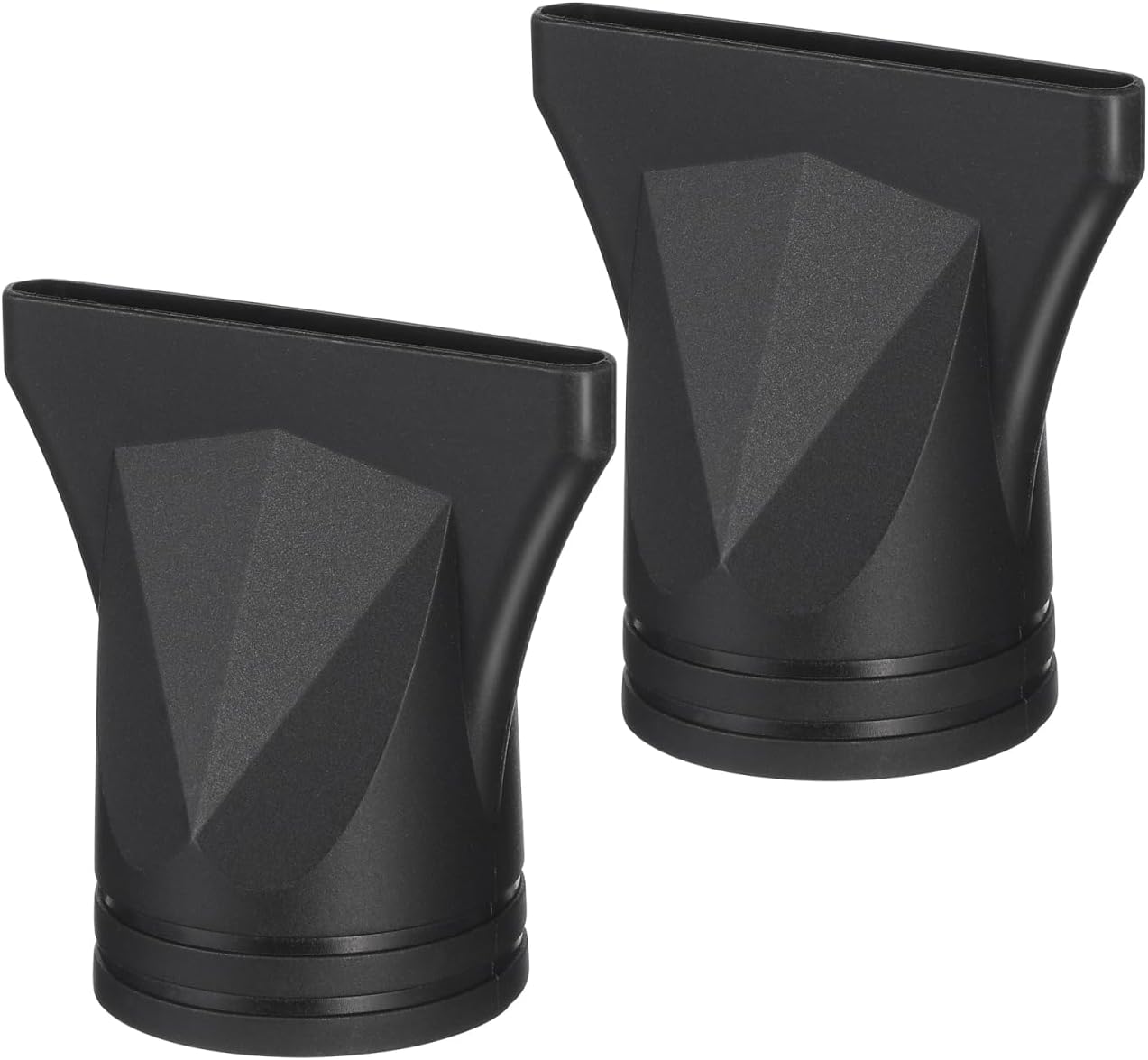 Universal Hair Dryer Nozzle Attachment 2-Pack Lightweight Reusable Concentrator Diffuser for Styling Curly and Straight Hair 2.95X2.87X1.77In
