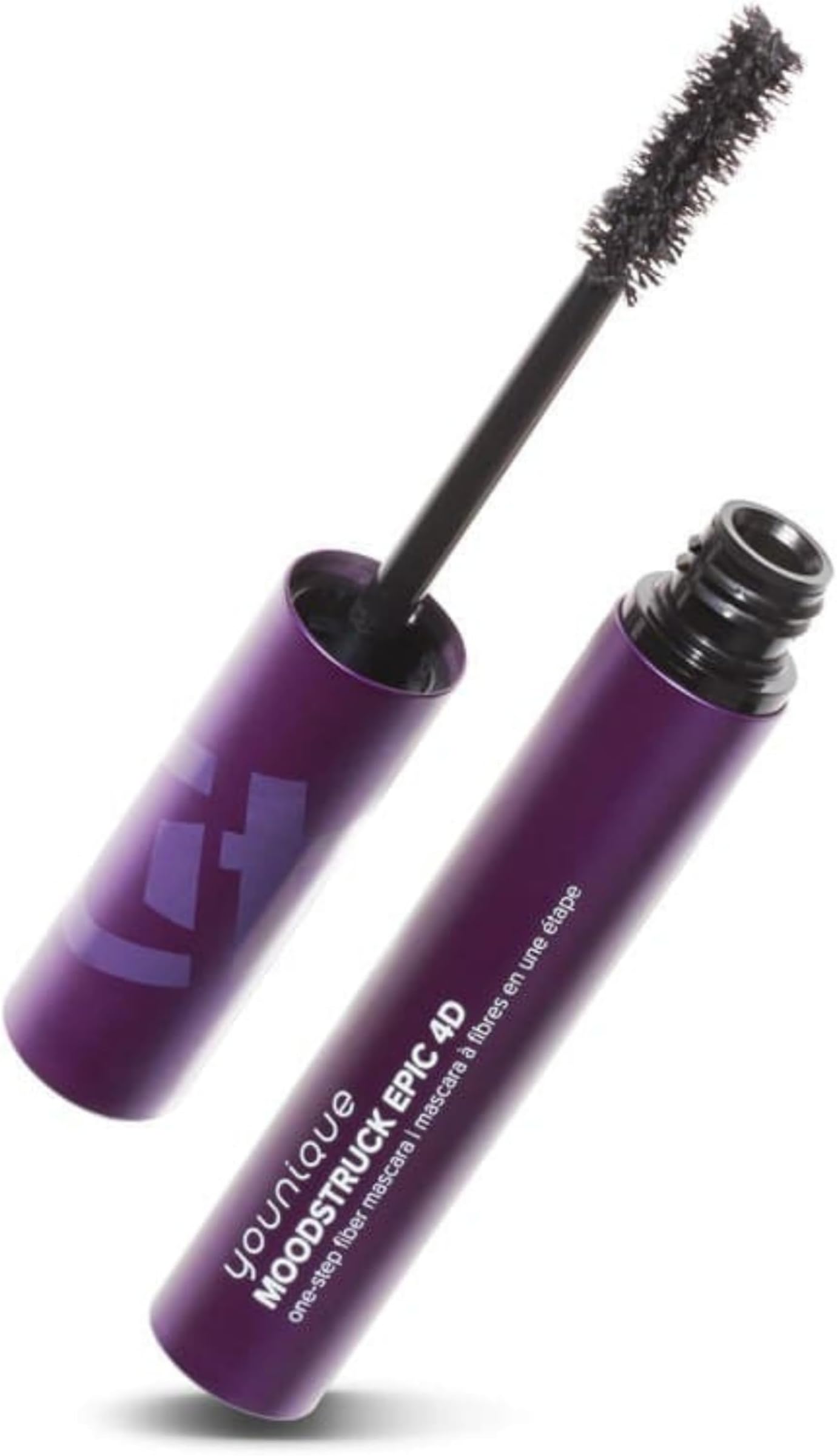 Younique Moodstruck Epic 4D Fiber Mascara | Volumizing & Lengthening Tubing Mascara Black | Waterproof, Smudge-Proof, Flake-Free Wear