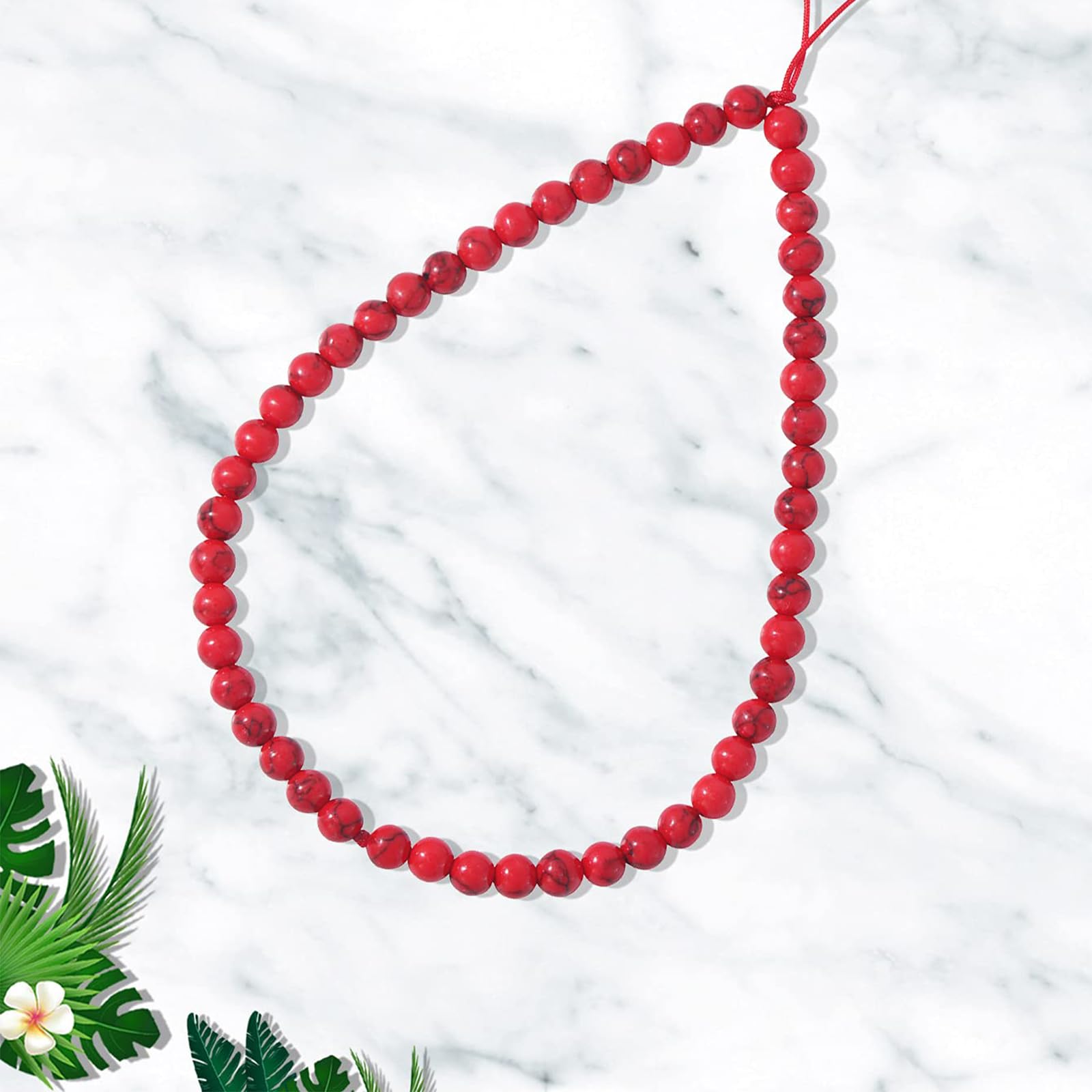 Semi-precious Gemstone Pearl Phone Strap, Healing Crystal Beads