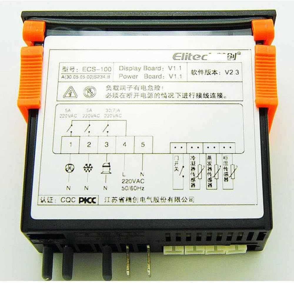 Ecs-100 kitchen refrigerator zer defrosting temperature controller display cabinet island menu cabinet