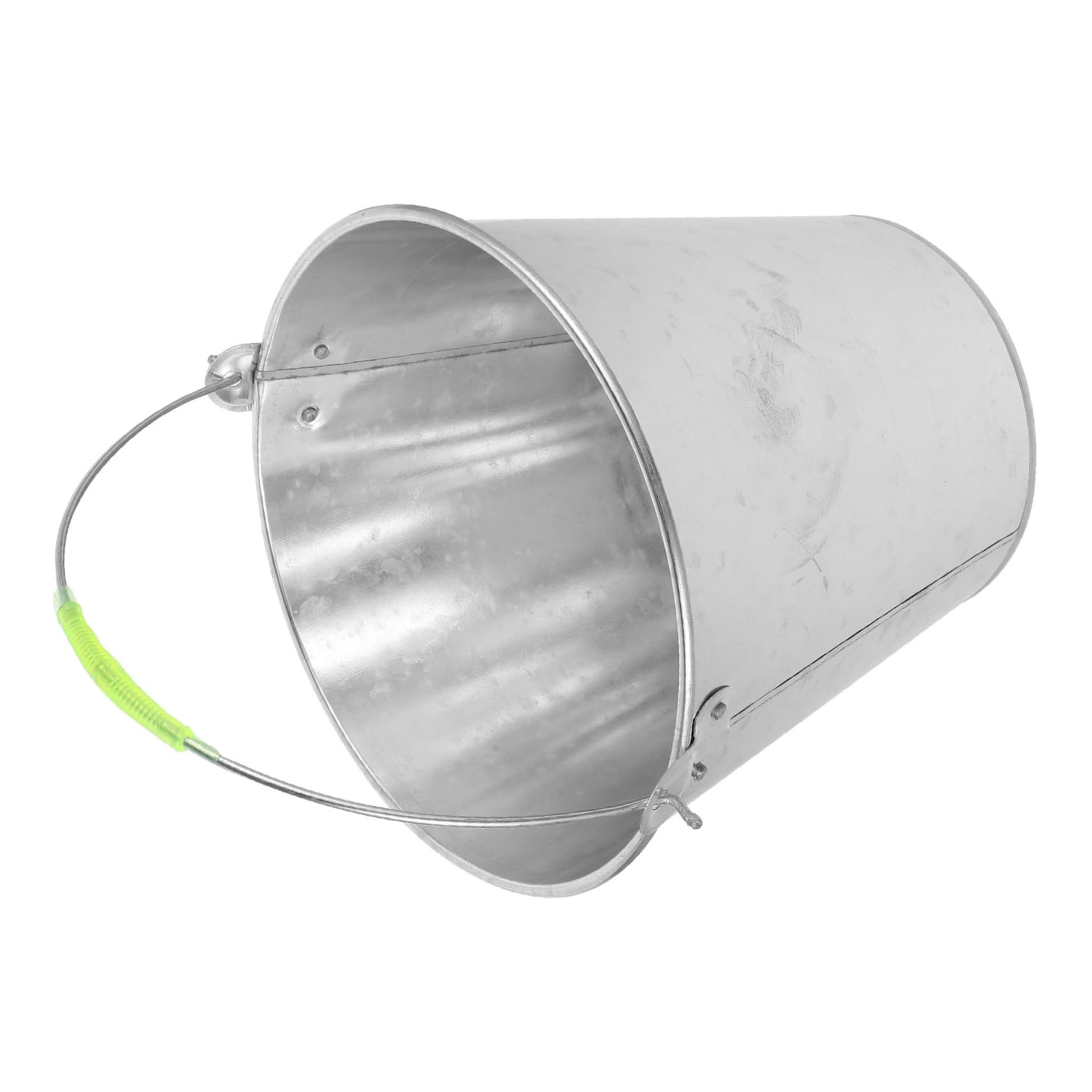 GALPADA Secchio in Metallo per Acqua e Pulizie Resistente e Portatile Grande Capacità per Uso Domestico Agricolo e Alberghiero