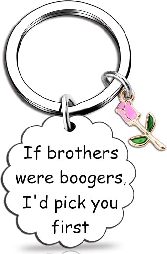 Fathers Day Gift For Brother Gifts For Men Brother Gifts From Sister Best Brothers Ever Gift Brothers Birthday Gift From Sisters Birthday Items Ideas For Men Fathers Day Flower Keychain For Men Bro