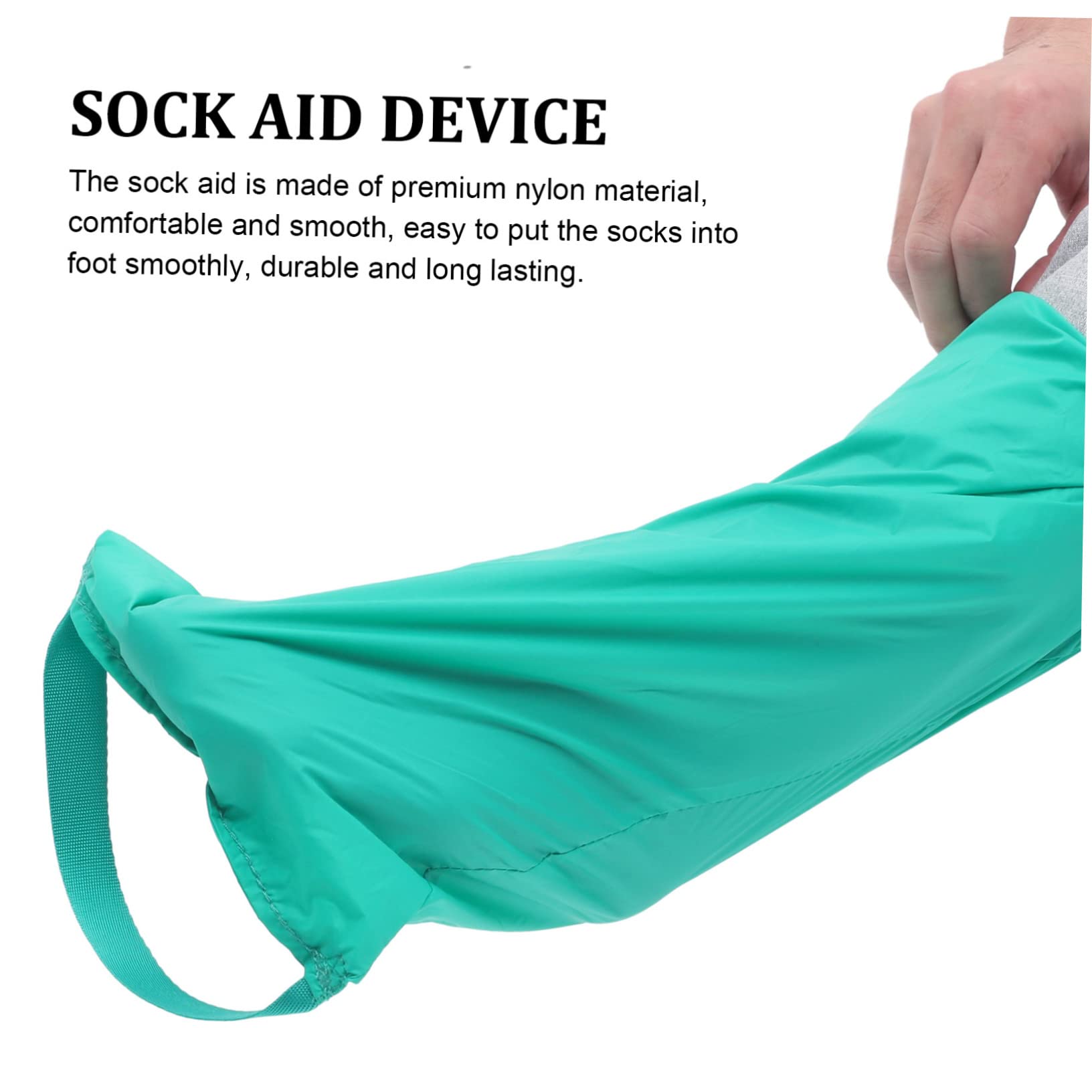 MOLUCKFU Sock Assisting Tool for Elderly Socks Putting on Aid Device Friction Reduction for Leg
