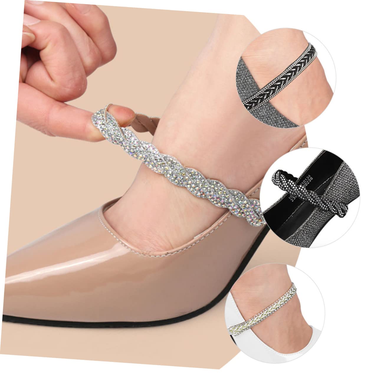 Healeved Shoebelts 20 Paar Anti-drop-schnürsenkel Spitzenbänder Für Fußballschuhe Dehnbare Schnürsenkel Schnallenverlängerung Abnehmbare Schuhriemen Fussballschuhe Hoher Absatz Leder Fräulein