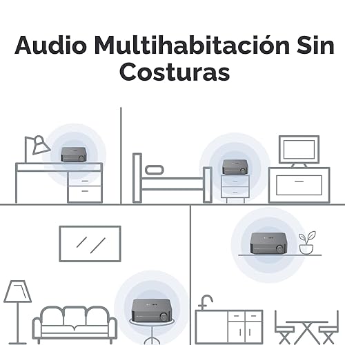 Miniatura 8 de WiiM Amp Pro: Amplificador de transmisión multihabitación Compatible con Google Cast, Alexa HDMI, control de voz Transmisión desde Spotify