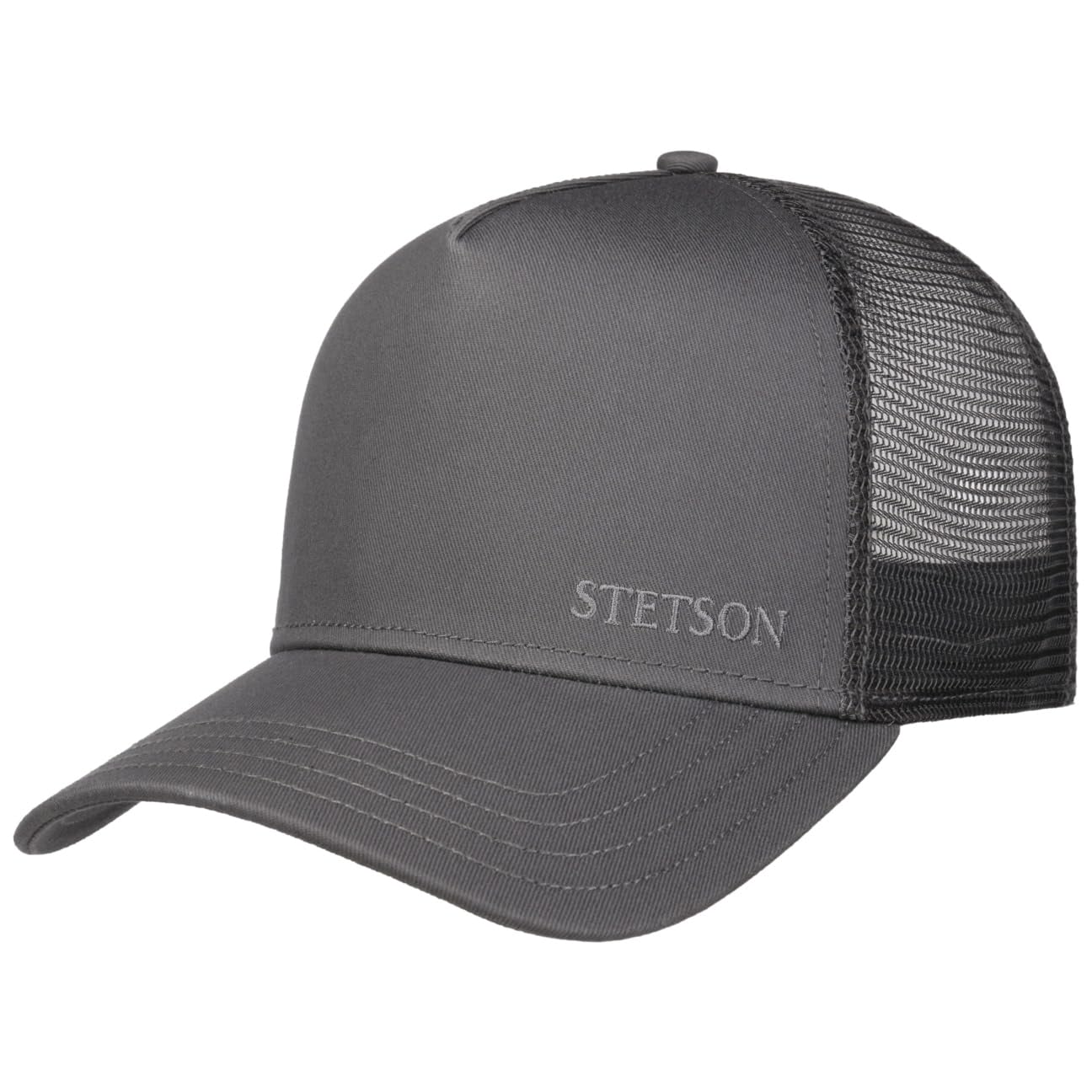 Stetson Classic Trucker Cap Snapback Unisex Summer Grey