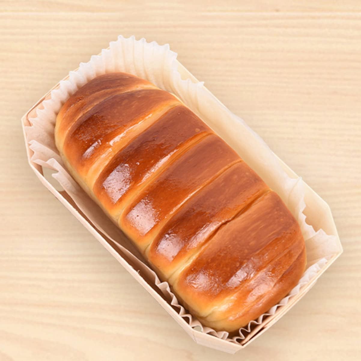 20pcs Wooden Bread Baking Boxes Storage Baskets for Homemade Bread Bakery Dessert Safe Smooth Surface