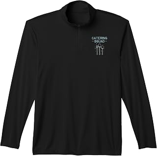 Catering Service Catering Squad Food Chef Waiter Caterer Performance Quarter-Zip Top