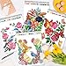 Kalysky Relaxation Adult Coloring Books - Color by Numbers,3 Coloring Books for Adult or Women,Theme - Flower,Butterfly,Animal