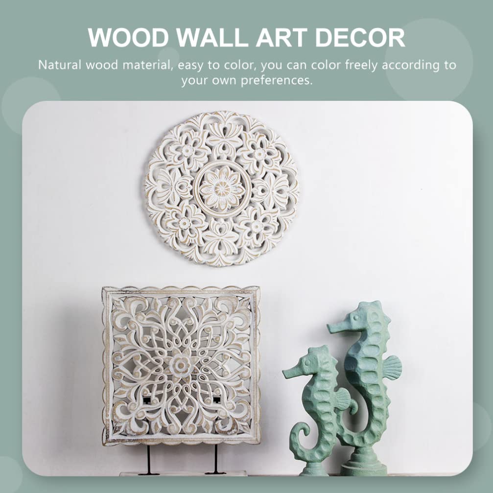Houten Wanddecoratie Mahoniefineer Mandala - Karma