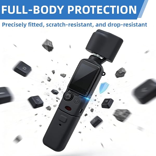 7 Étuis de Protection pour DJI OSMO Pocket 3 - Coque Silicone Accessoires Ajustement Précis - 3