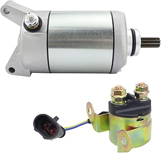 Starter & Relay for Polaris Sportsman 570 450 2014-2020| ACE 570 500 2014-2019| RZR 570 2012-2019| Ranger 570 500 2014-2021 Ranger Crew 570 2014-2021, 4013015 4014290 4014909 19486 19494