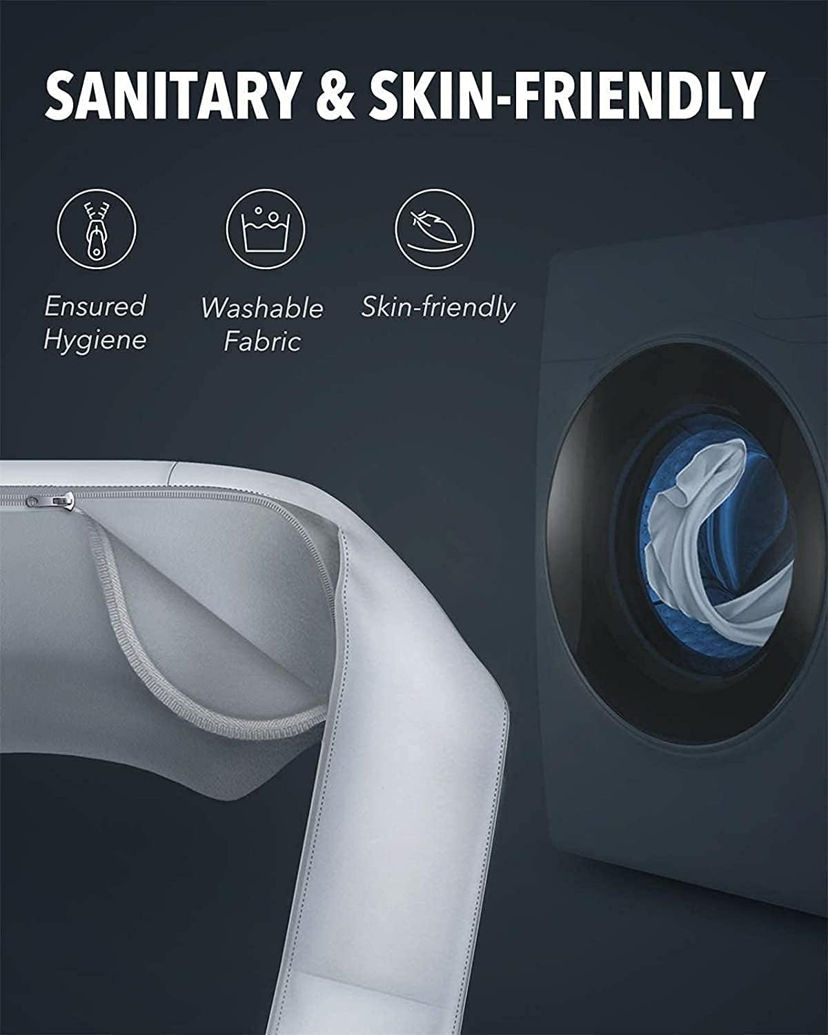 Shiatsu Back Massager, Neck Massager with Adjustable Heat and Straps, Deep Tissue Kneading for Shoulder Muscle Pain Relax Relief, Christmas Gift