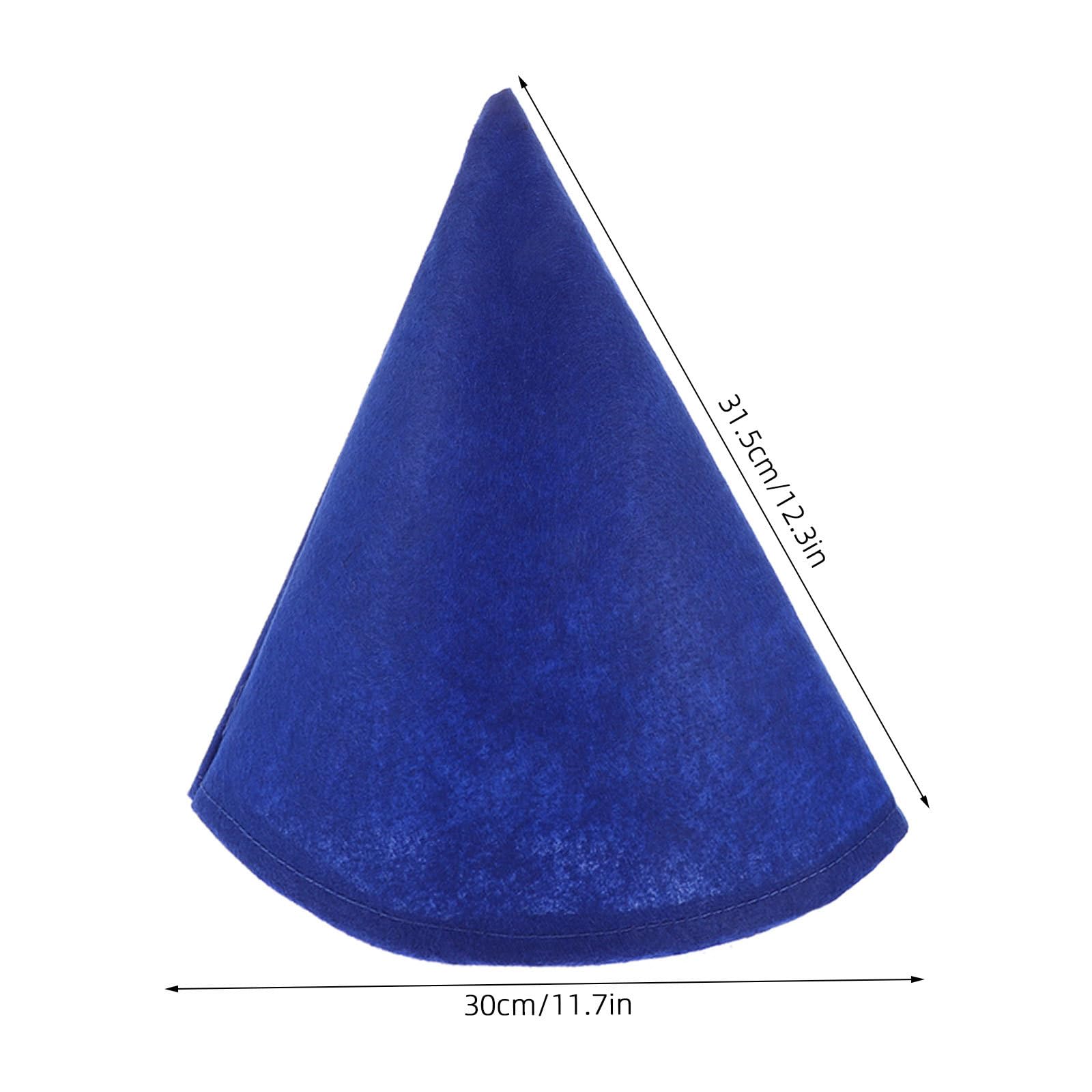 POPETPOP Lot de 7 bonnets d'elfe de Noël et accessoires de fête d'Halloween, couvre-chefs d'elfe colorés en feutre pour costumes de cosplay, chapeaux de fête unisexes pour fêtes de Noël et
