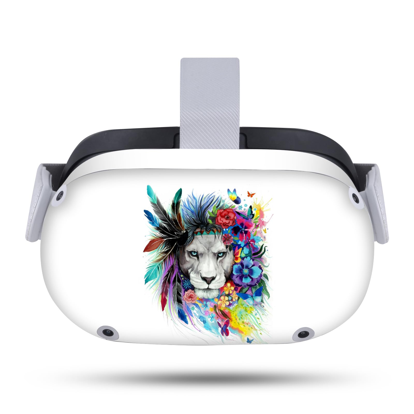 Head Case Designs Officially Licensed Pixie Cold King of The Lions Art Mix Vinyl Sticker Skin Decal Cover Compatible with Meta Quest 2