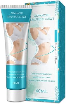 Slimming Cream Massage Cream, Fat Burning Cream Body Massage Cream Sculpting Arm Leg Body Weight Loss Firming Lightweight for Cellulite Men Women Belly Skin Care60g